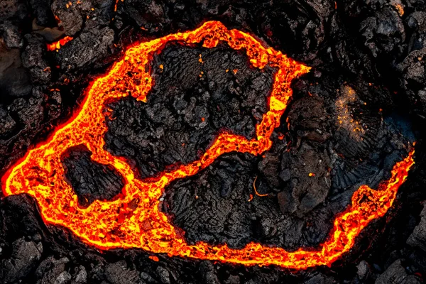 Вулкан Лава Магма Вулканический Конус Лавой Извержением Горячих Пород — стоковое фото
