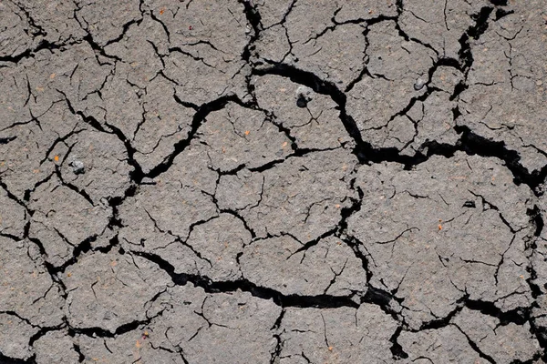 Crack Tierra Seca Escasez Global Agua Planeta Concepto Calentamiento Global — Foto de Stock