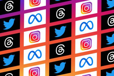 İplikler. Meta. Logo iplikleri. Twitter 'ın yerini alacak yeni Sosyal Ağı Tasarım İplikleri alacak. Mark Zuckerberg ve Meta. Instagram.