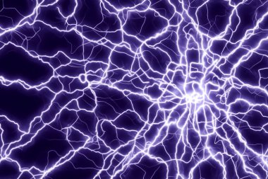 Statik elektrik. Statik elektrikli yıldırım tasarımı. Mavi elektrik akımı, plazma ve enerji kaynağı. Dünya Statik Elektrik Günü. 9 Ocak