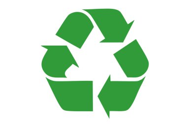 Geri dönüşüm logosu. Geri dönüşüm. Logo. Simge. Yeşil geri dönüşüm logosu. Kare tasarım Dünya Rekreasyon Günü. Sembol, imza veya logo. Beyaz arka plan. Uluslararası İkon Günü. İllüzyon. Resmedilmiş. 17 Mayıs. 2024