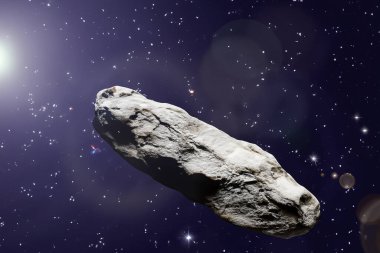 Göktaşı. Dünya 'daki Meteor Çarpması - Gezegenle Çarpışmada Ateşlenen Göktaşı - NASA tarafından desteklenen bu görüntünün elementlerini içerir