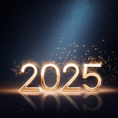 2025 yılı. Mutlu yıllar 2025. Parlak bir yeni yıl. 2025 balon. 2024 'ten 2025' e kadar tahta blok. Yeni bir yıla giriyoruz. Arkaplan tasarımı ve tebrikler. Havai fişeklerle tasarım.