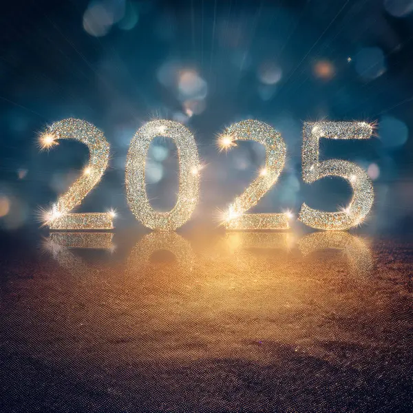 2025 yılı. Mutlu yıllar 2025. Parlak bir yeni yıl. 2025 balon. 2024 'ten 2025' e kadar tahta blok. Yeni bir yıla giriyoruz. Arkaplan tasarımı ve tebrikler. Havai fişeklerle tasarım.