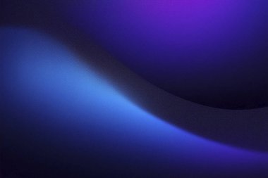 Background. Dark purple blue black abstract grainy background, glowing vibrant color gradient shape, noise texture poster header banner cover design. Background for soccer Champions League design. clipart