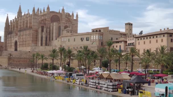 Palma Mallorca Španělsko 2022 Van Van Palma Street Food Festival — Stock video