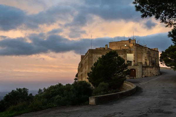 Sant Salvafor Felanitx Mallorca Adasında Dramatik Bir Işıkla Gün Doğumu — Stok fotoğraf