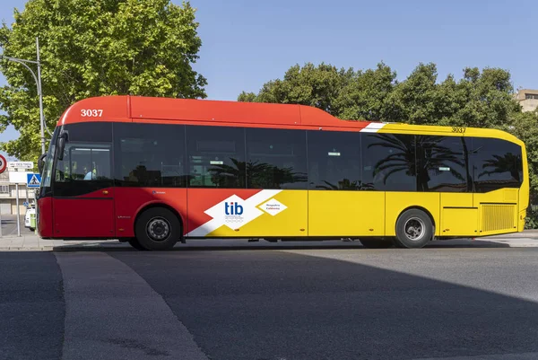 Manacor Spanien Juli 2023 Busshållplats För Det Kommunala Transportföretaget Mallorca — Stockfoto