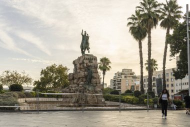 Palma de Mallorca, İspanya; 11 Eylül 2023: İspanya 'nın başkenti Palma de Mallorca' da 1.