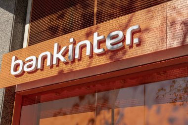 Palma de Mallorca, İspanya; 12 Ocak 2024: Bankinter şirketinin uluslararası bir bankacılık ofisi, Palma de Mallorca, İspanya