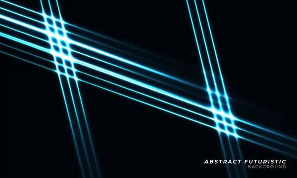 Light Effect Background Creative Space Design Futuristic Geometric Perspective Design — Stockfoto