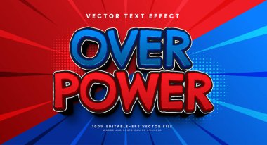 Güç düzenlenebilir metin efekti üzerinde, güç temalı etkinlikler için.