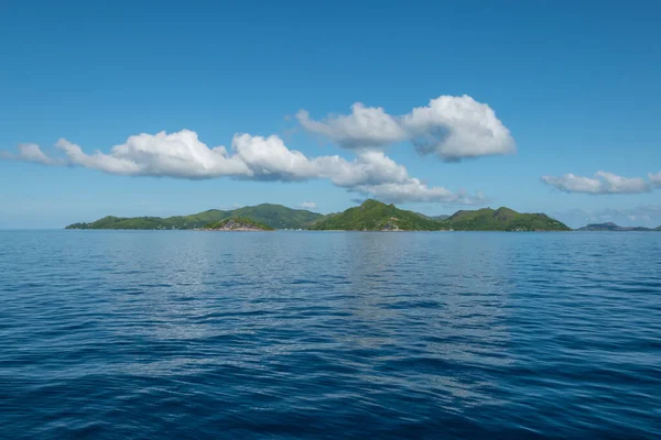 Hint Okyanusu Ndaki Tropik Adaların Panoramik Görüntüsü Seyşeller — Stok fotoğraf