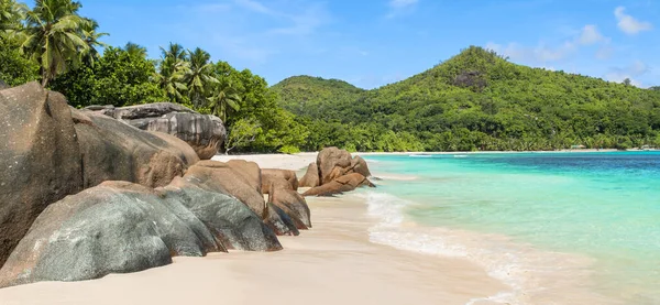 Praia Baie Lazare Seychelles — Fotografia de Stock