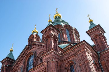 Helsinki, Finlandiya 'daki Yunan Ortodoks Katedrali.