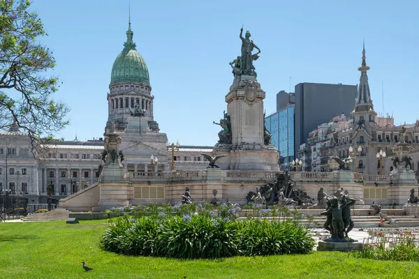 Buenos Aires Paleis Van Het Argentijnse Nationale Congres Argentinië Stockfoto