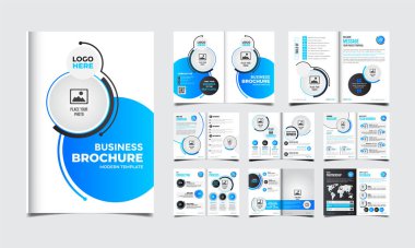 Creative & Modern Business Multipurpose Brochure  Template clipart