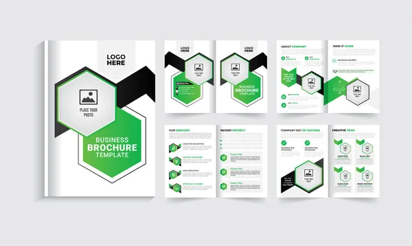 Kreative Moderne Business Broschüre Vorlage — Stockvektor
