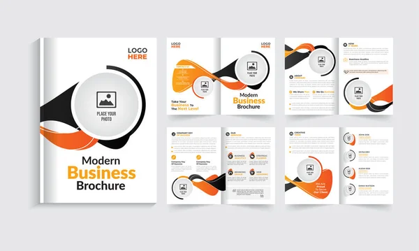 Kreative Moderne Business Broschüre Vorlage — Stockvektor