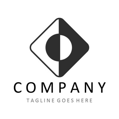 Soyut denge vektör logo tasarım şablonu. Spa uyum en az logo.