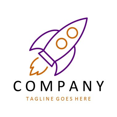 Flaying Icon Logo vector Fly Template