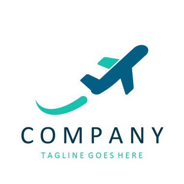 Flaying Icon Logo vector Fly Template