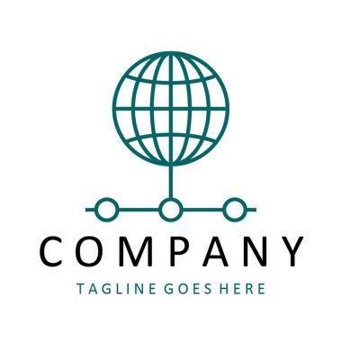 globe vector logo design business template