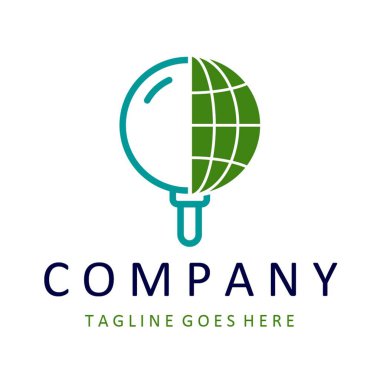 globe vector logo design business template