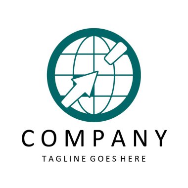 globe vector logo design business template