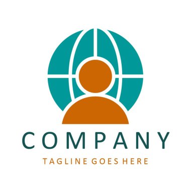 globe vector logo design business template