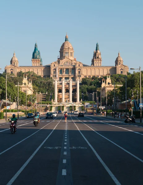 Barcelona Spain July 21Th 2022 Front View National Art Museum — 스톡 사진