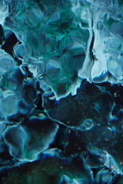 Abstract Water Texture Turquoise Transparent Wavy Surface Pond — 图库照片