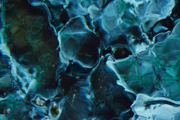 Абстрактная Текстура Воды Бирюзовая Прозрачная Волнистая Поверхность Пруда — стоковое фото