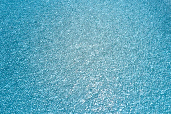 Paradiesische Sicht Auf Die Wasseroberfläche Blaue Flüssige Textur Von Welligem — Stockfoto
