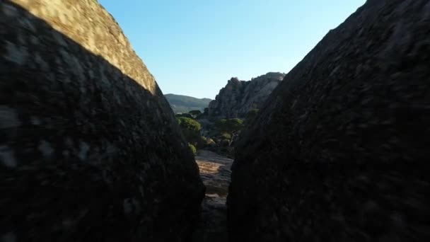 Naturaleza Salvaje Intocable Turquía Latmos Besparmak Montañas Valle Con Bosque — Vídeo de stock