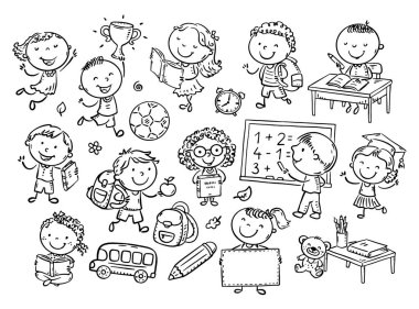 Siyahi ve beyaz liseli çocuklar takıma alındı. Çizgi roman okuyan çocuklar, ana hatlarıyla çizim öğreniyorlar.