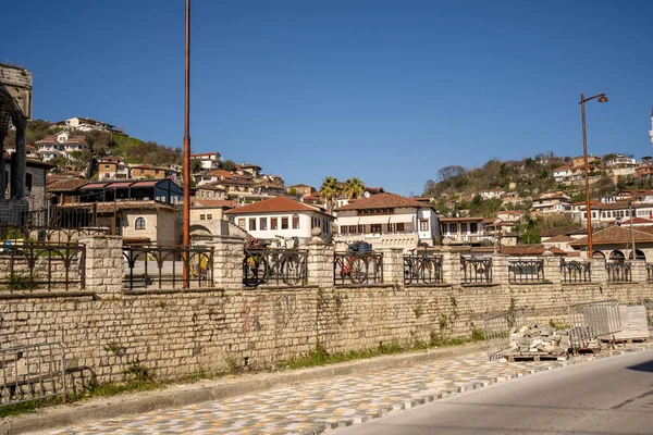 Berat Albania September 2021 Houses Old Historic City Berat Albania — Stock Photo, Image