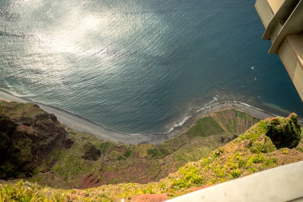 Utsikt Över Madeiras Södra Kust Från Cabo Girao Högsta Skywalk — Stockfoto