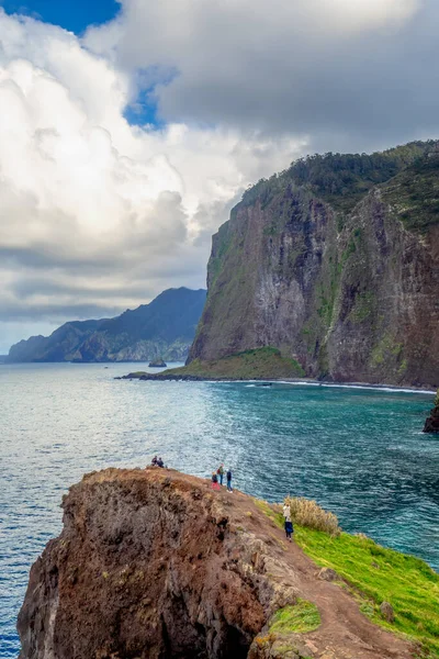 Fantastisk Utsikt Över Atlantkusten Miraduro Guindaste Norra Delen Madeira Portugal — Stockfoto