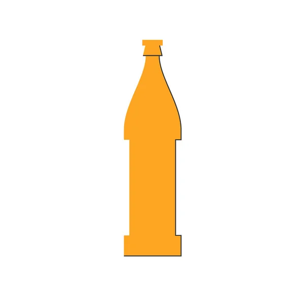 Botella Tequila Gran Diseño Para Cualquier Propósito Estilo Plano Forma — Archivo Imágenes Vectoriales