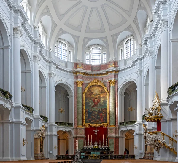 Interior Altar Catholic Royal Church Trinitatis Cathedral Royal Palace Dresden — Stock Photo, Image