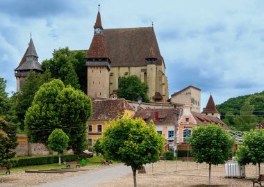 Romanya 'nın Transilvanya kentindeki Biertan köyündeki Birthaelm Kalesi Kilisesi