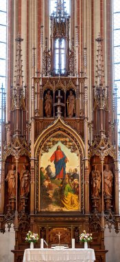 Romanya 'nın Brasov kentindeki Evanjelik 