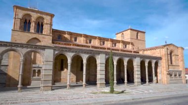 Avila, ortaçağ Avrupa kenti, Castilla y Leon, İspanya.