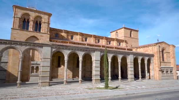 Ávila Ciudad Medieval Europea Castilla León España — Vídeo de stock