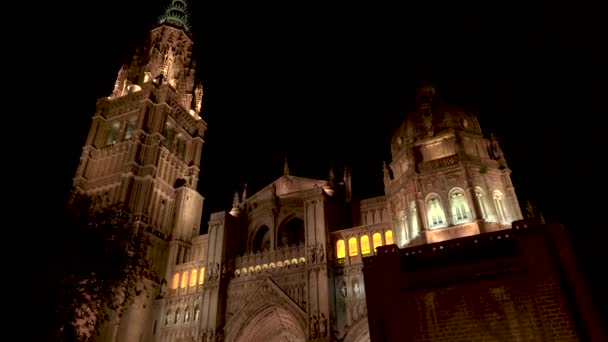 Toledo Středověké Evropské Město Kastilie Mancha Španělsko — Stock video