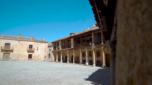 Średniowieczne Miasto Pedraza Segovia Kastylia Leon Hiszpania Europa — Wideo stockowe