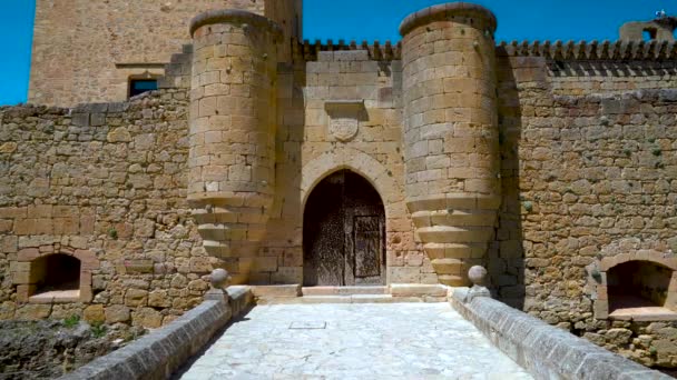 Medeltida Staden Pedraza Från Segovia Castilla Leon Spanien Europa — Stockvideo