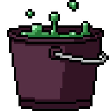 Zehirli kovanın piksel sanatı