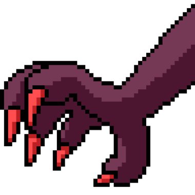 Cehennemin piksel sanatı şeytan eli